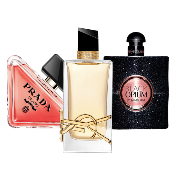 3 Parfums Prada Paradoxe, Black Opium Yves Saint Laurent, Libre (Eau de Parfum)