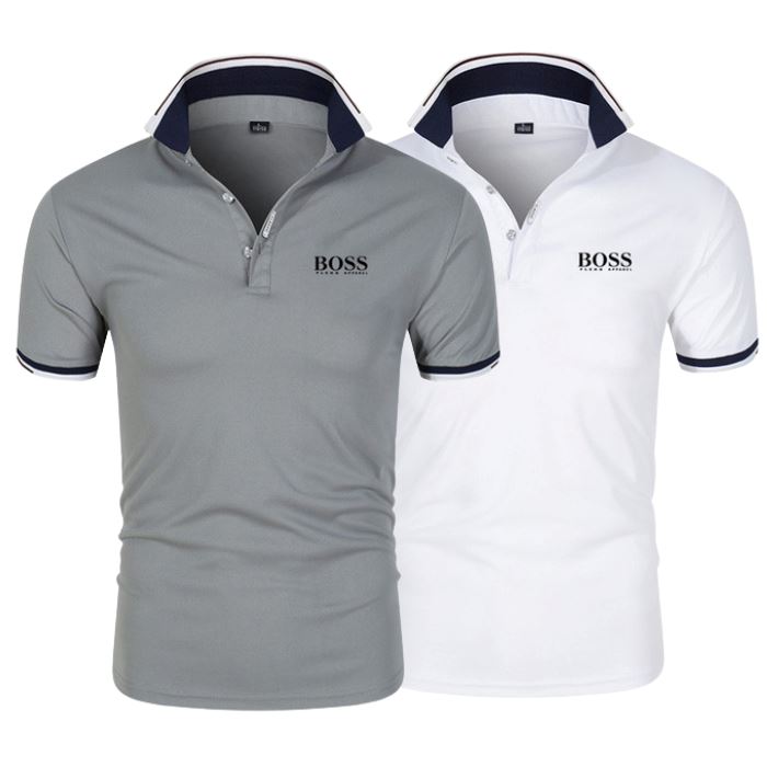 [PAYEZ 1 OBTENEZ 2] Kit 2 Polos Boss Essential - 5 DERNIÈRES UNITÉS