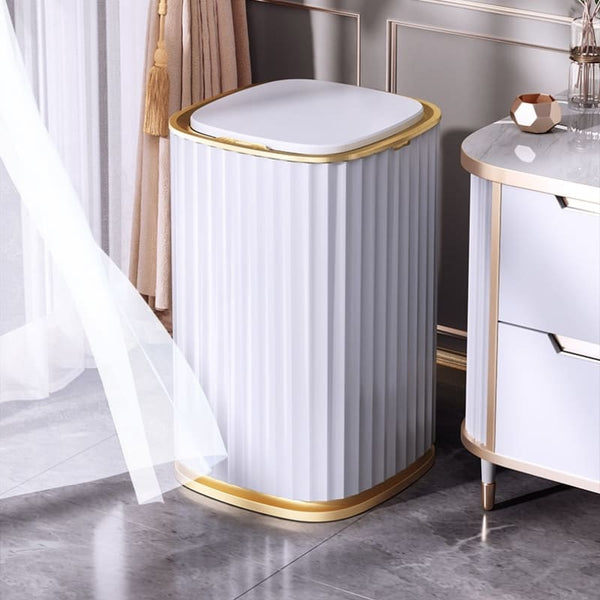 Poubelle automatique avec capteur intelligent pour salle de bain et cuisine