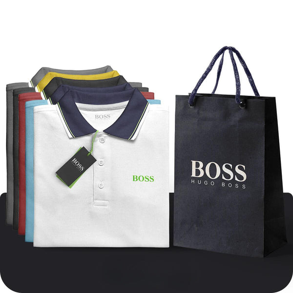 [ACHETER 3, OBTENIR 5] Ensemble de 5 Polos Boss Essential – 50 % DE RÉDUCTION